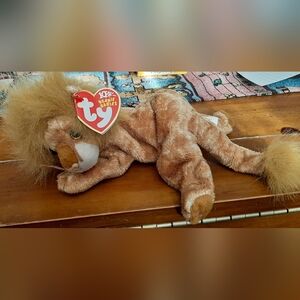 TY Beanie Baby ORION THE LION With.all Tags